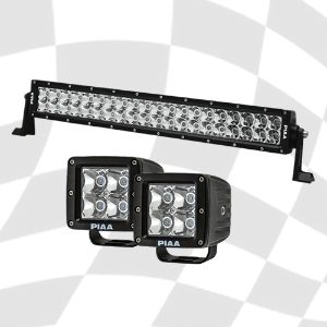 QUAD 20 inch CUBE LED LIGHTBAR, COMBO - 6000K, 120W. SINGLE